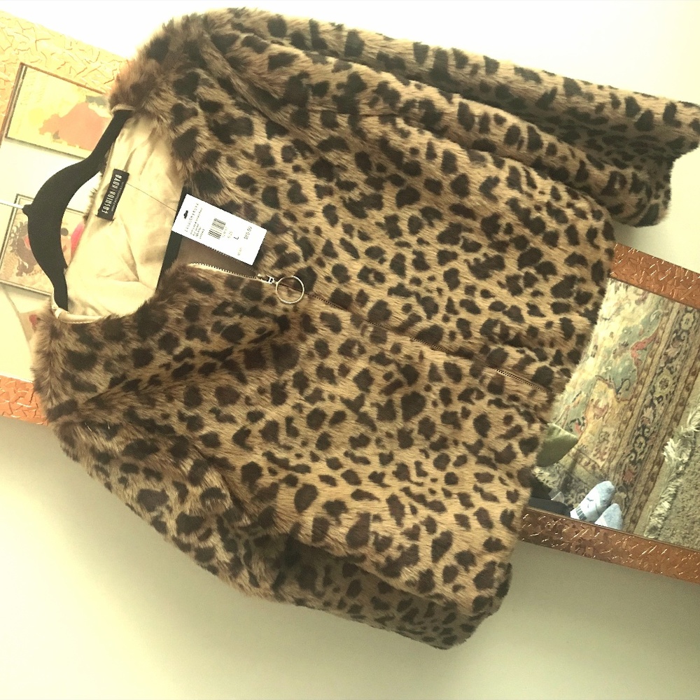 Leopard coat